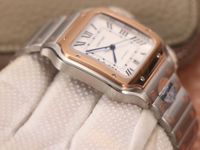 Cartier Santos De Cartier 40MM Two Tone - 1:1 Superclone(Two Tone Santos) - Image 2