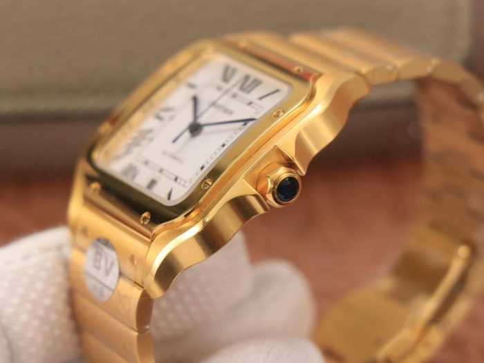 Cartier Tank Anglaise 18K Yellow Gold - 1:1 Superclone - Image 4