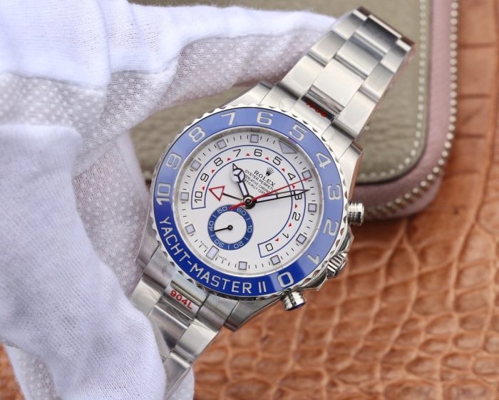 Rolex Yachtmaster II Stainless Steel Ref.116680- 1:1 Superclone(Silver yacht master II) - Image 3