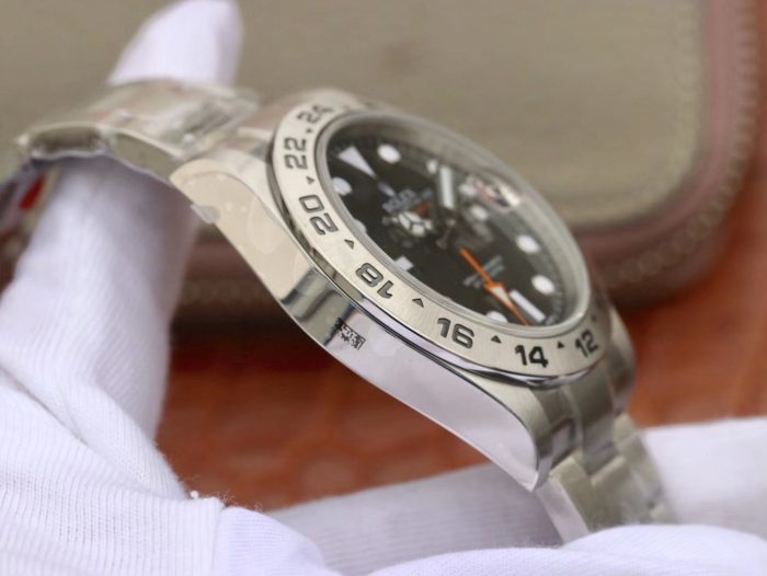Rolex Explorer II - 42MM- 1:1 Superclone(Steel bezel black explorer) - Image 5