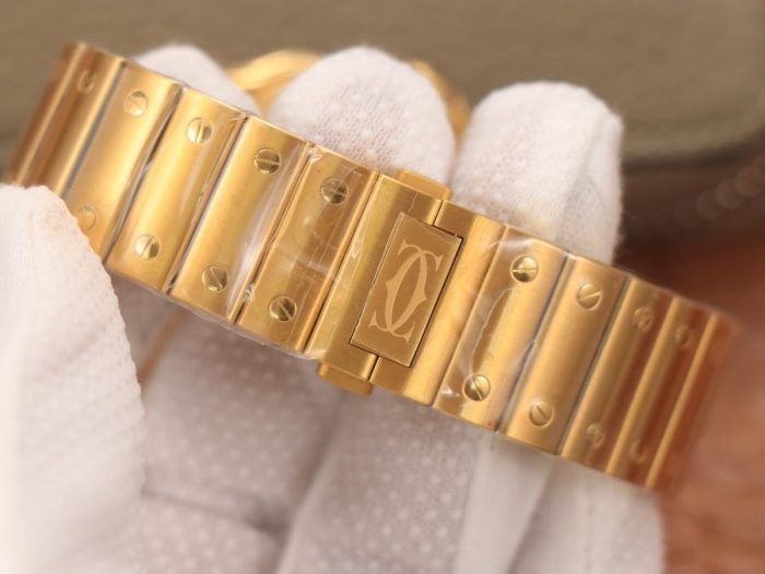 Cartier Tank Anglaise 18K Yellow Gold - 1:1 Superclone - Image 7