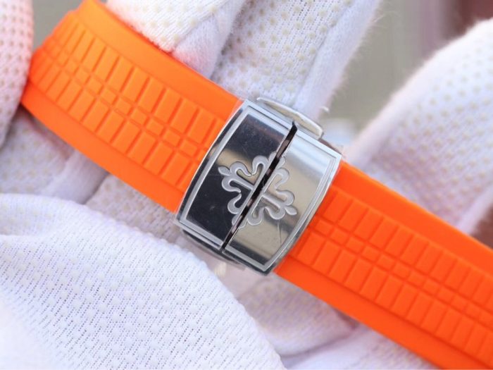 1:1 Superclone-Patek Philippe (Aquanaut 5164A orange strap) - Image 7