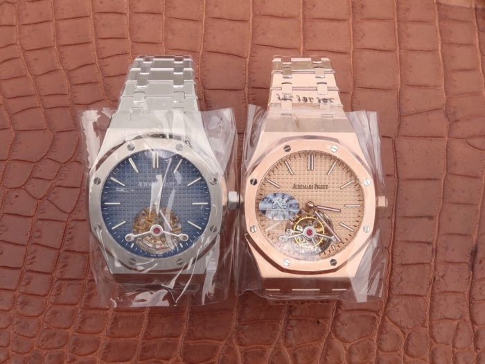 Audemars Piguet Royal Oak (TOURBILLON EXTRA-THIN) 1:1 Superclone(Blue tourbillon AP) - Image 11