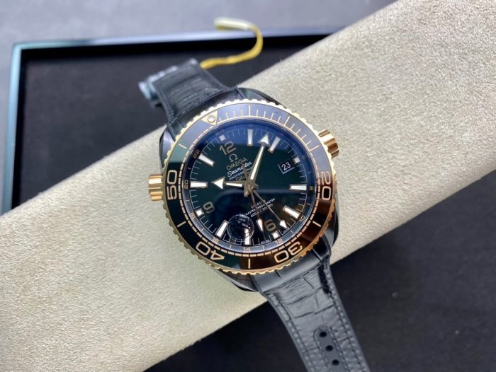 Omega Chieftain Series Black Ceramic Ocean Universe 600 meters (Deep Sea Black) - Image 4
