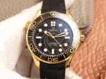 1:1 Super Clone Omega Seamaster 300M Co-Axial Master (Gold Seamaster)