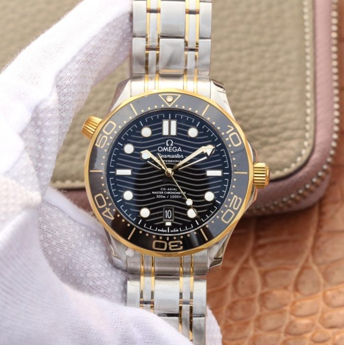 Omega Seamaster 300M Co-Axial Master Inter-Gold - 1:1 Superclone - Image 2