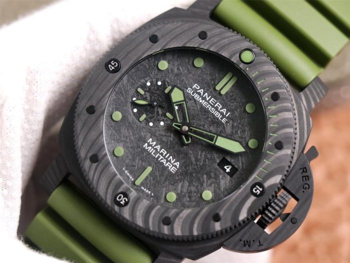 Panerai Carbotech Marina Militare Submersible.PAM961-1:1 Superclone - Image 2