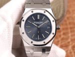 1:1 Super Clone Audemars Piguet RO Ultra Thin 15202 (15202 blue AP)