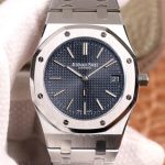 1:1 Super Clone Audemars Piguet RO Ultra Thin 15202 (15202 blue AP)