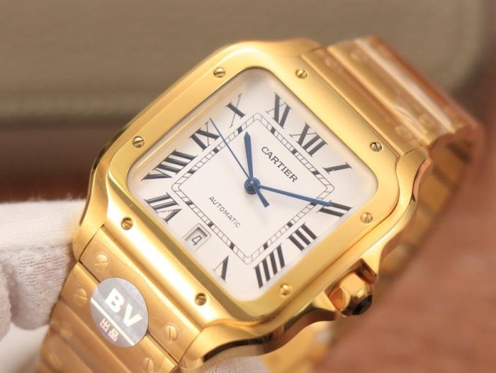 Cartier Tank Anglaise 18K Yellow Gold - 1:1 Superclone - Image 6