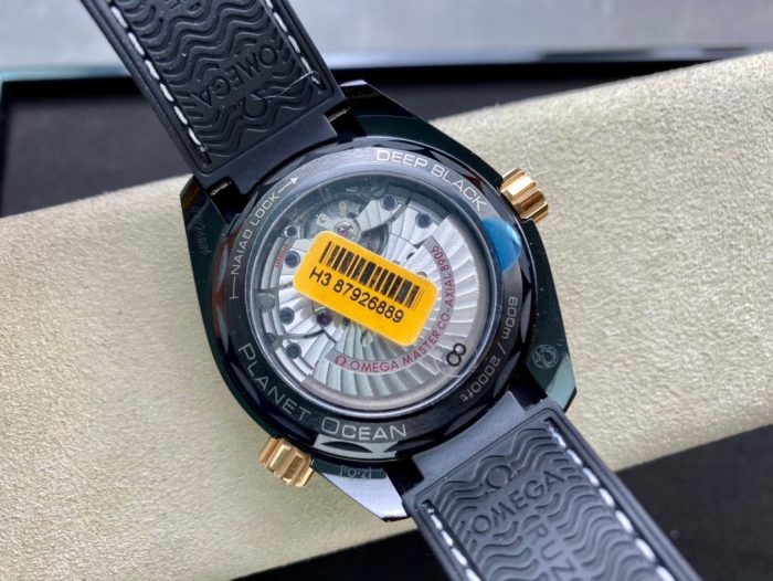 Omega Chieftain Series Black Ceramic Ocean Universe 600 meters (Deep Sea Black) - Image 8