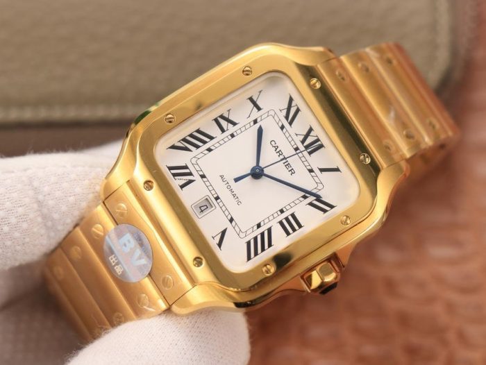 Cartier Tank Anglaise 18K Yellow Gold - 1:1 Superclone - Image 3