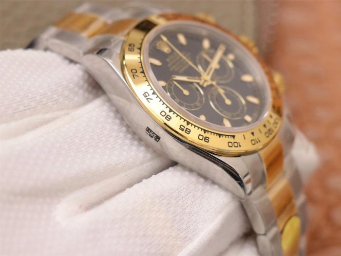 Rolex Daytona TWO-TONE 1:1 Super Clone 4130 - Image 3