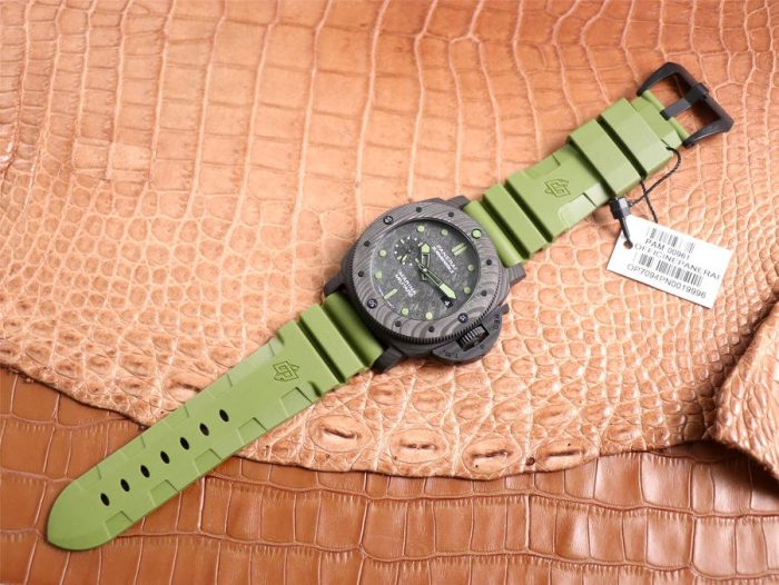 Panerai Carbotech Marina Militare Submersible.PAM961-1:1 Superclone - Image 9