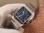 Cartier Santos De Cartier 40MM Two Tone - 1:1 Superclone (Blue Santos) - Image 3