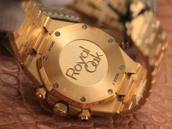 Audemars Piguet Royal Oak Chronograph 18K Gold on 904L Steel - 1:1 Sup - Image 5