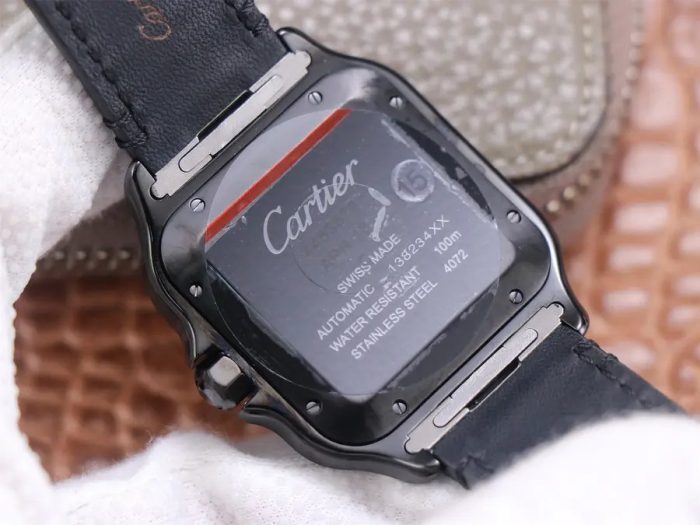 Cartier Santos DLC S38.5MM Diameter - 1:1 Superclone - Image 6