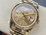 Day Date Rolex Weekly Journal 18K Gold Plated counter weight(Full gold daydate) - Image 5